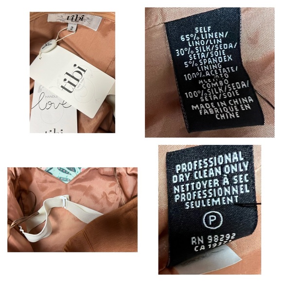 Tibi Beaded Strapless Mini Dress 2 - Picture 14 of 15